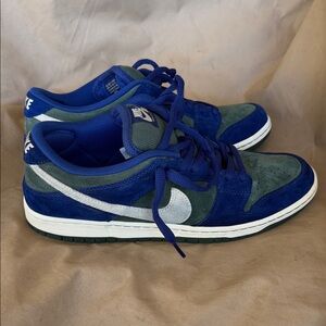 Nike SB Dunk Low Royal Blue/vintage green size 10.5